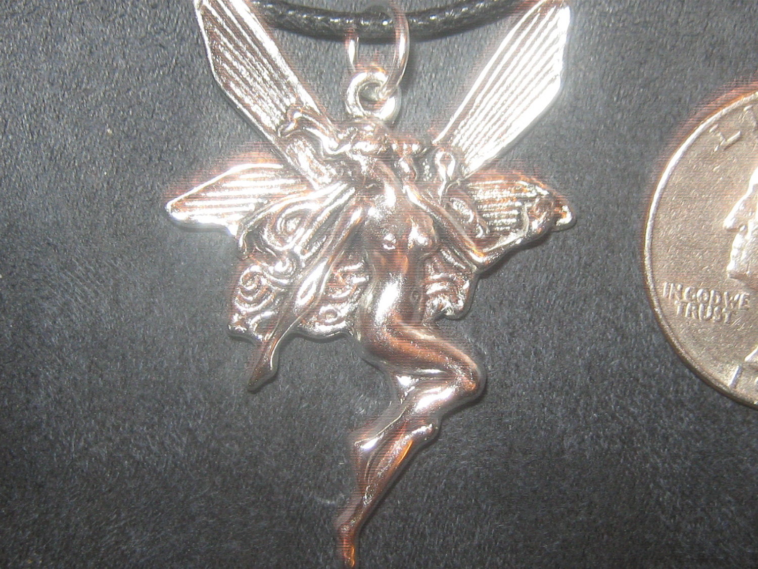 Silver Fairy Pendant - Etsy