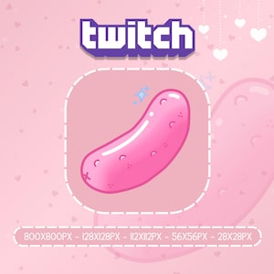 Chibi Pickle Emote Set | Cute Discord & Twitch Emotes for Streamers | Adorable Pickle Graphics