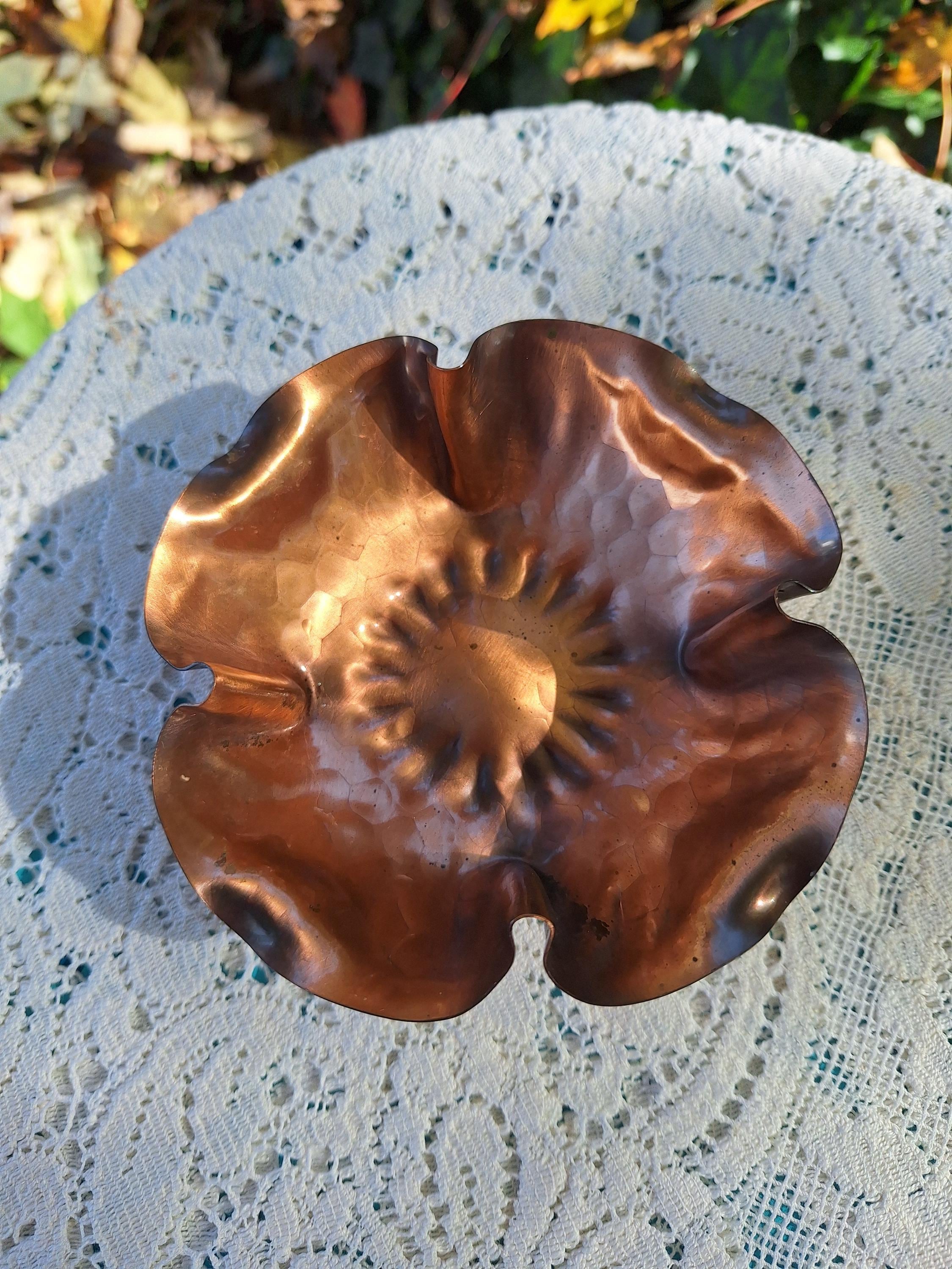 新品　Gregorian Copper灰皿　銅製 Vtg Gregorian Copper 13