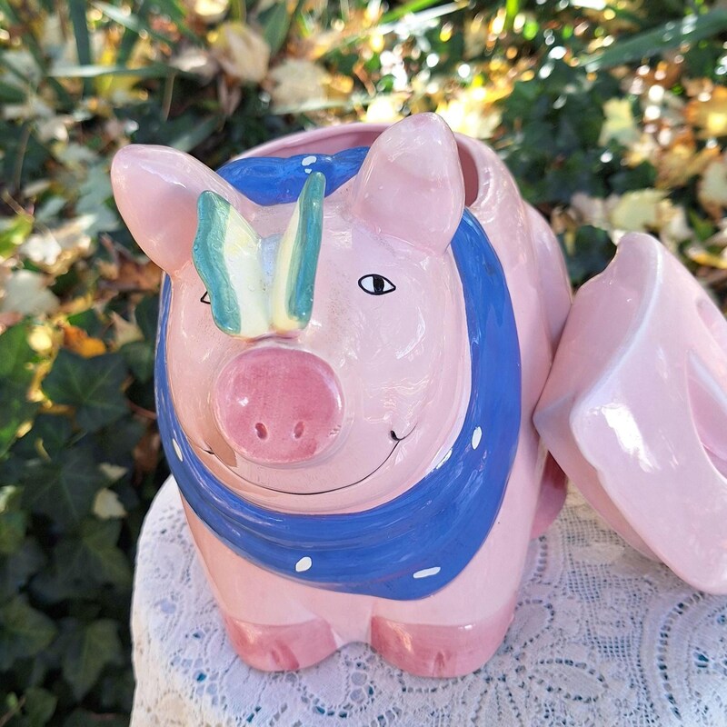 Pig Cookie Jar - Etsy