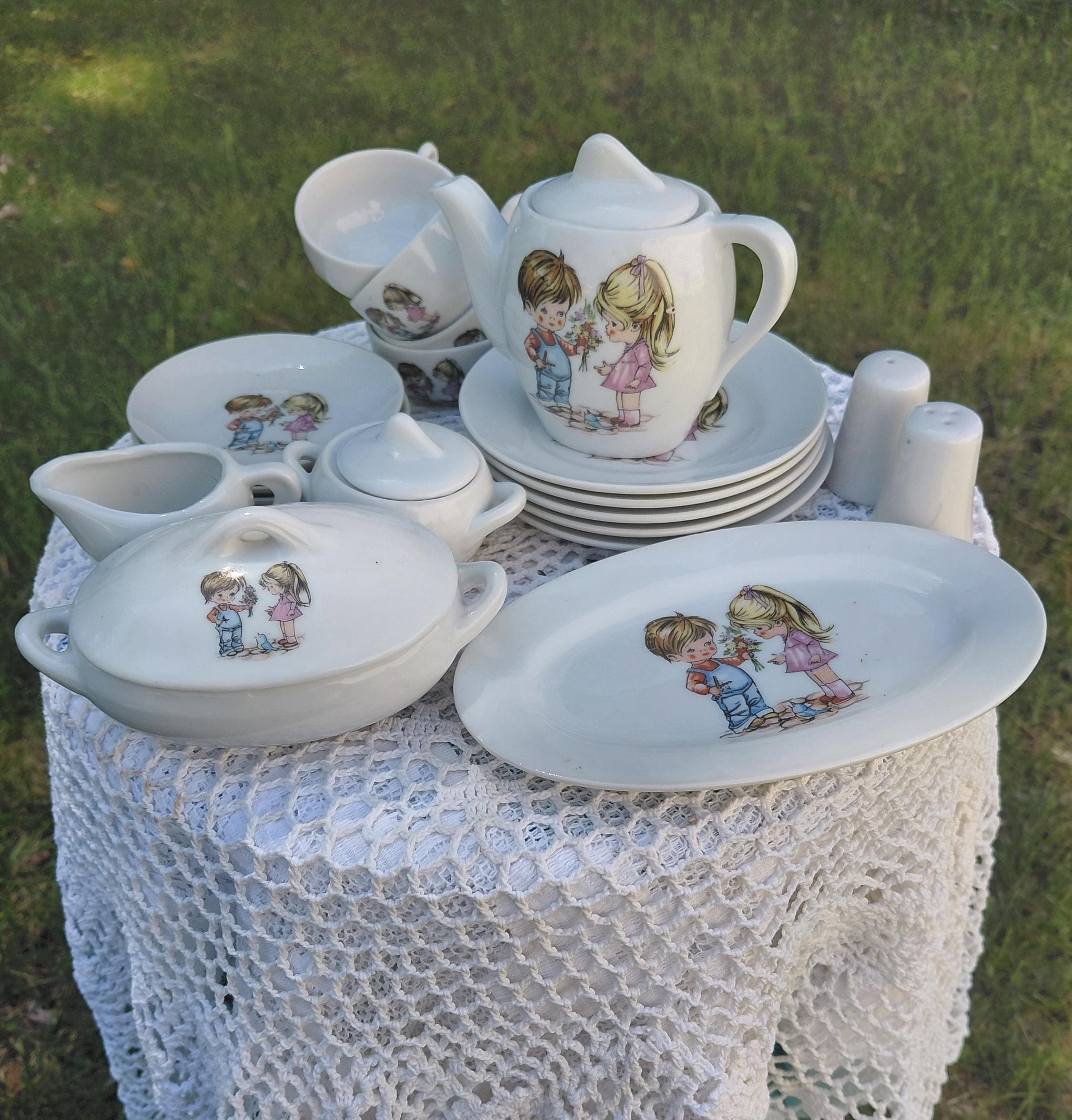 Vintage Childrens Tea Set Made in Japan - Etsy