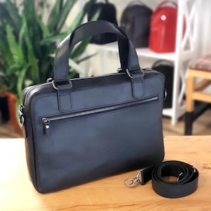Borsa a tracolla in pelle da donna / Borsa per laptop da lavoro da uomo / Regalo personalizzato / Custodia Boss Premium / Elegante borsa a tracolla fatta a mano / Elegante
