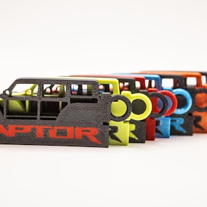 Custom Ford Bronco Raptor Keychain | 3D Printed Off-Road Accessory