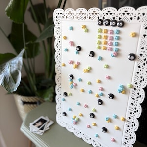 Soot Sprite & Pastel Star Magnet — Studio Ghibli Inspired Fridge Holder image 8