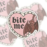 Bat Vinyl Sticker - Etsy