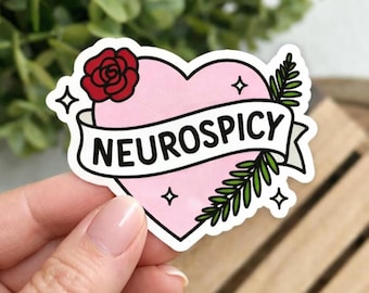 Vinilo neuropicante: calcomanía con afirmación sobre TDAH, autismo y neurodivergencia