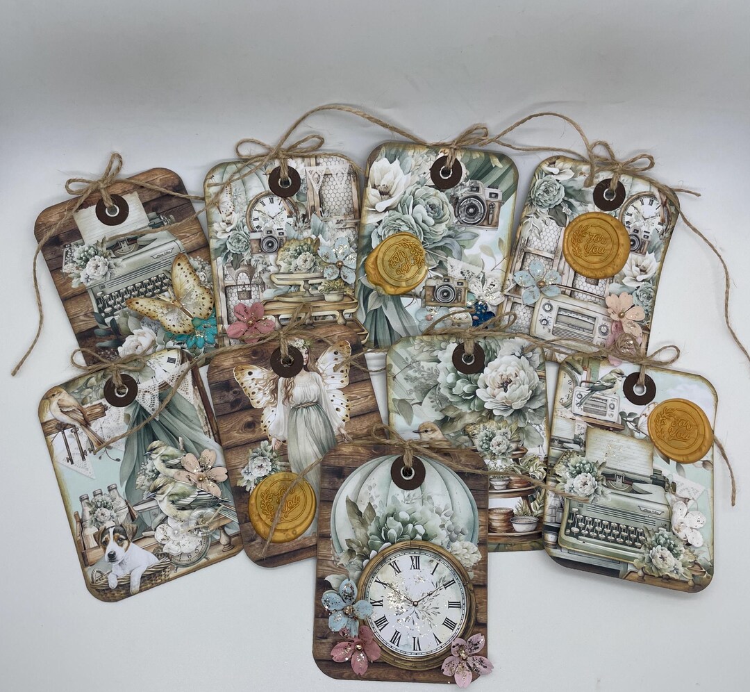 Gift Tags: for All Occasions Rustic Charms Vintage Looking Farmhouse ...