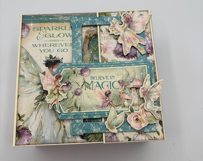 Photo Album/Junk Journal: Fairy Magical Shabby Chic Pastel Mystical