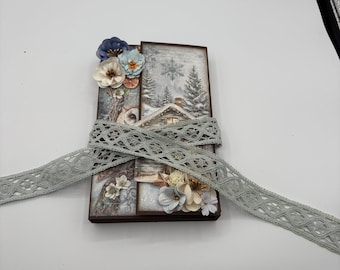 Photo Album/Journal: Christmas Owls Teddy Bear Winter Folio