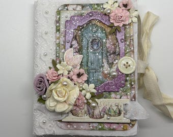 Photo Album/Junk Journal: Fairies Magical Shabby Chic Cottage