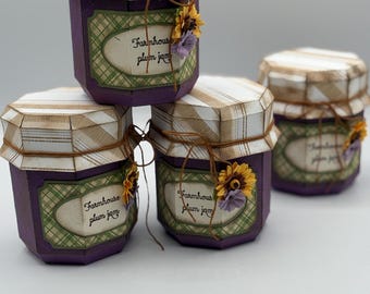 Unique Box: Farmhouse Plum Jam Autumn Fall Cottage