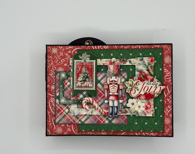 Photo Album/Junk Journal: Christmas Holly Jolly Nutcracker