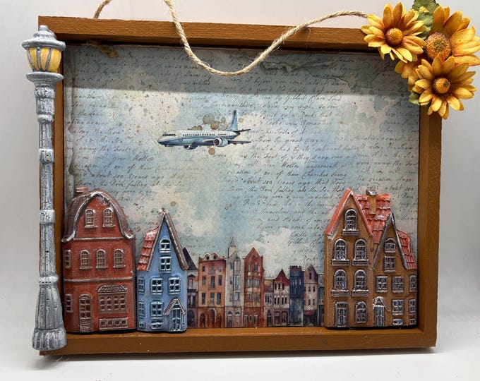 Wall Decor: Small Town Vintage Welcome