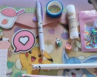 Bolsa misteriosa de papelería kawaii