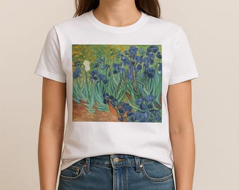 Irises by Vincent Van Gogh 1889 T-shirt