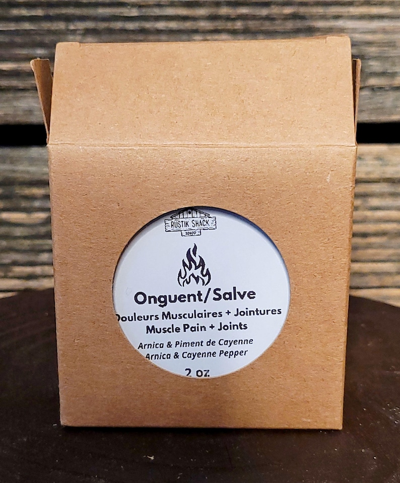 2oz Muscle Pain & Joints Soothing Salve | Natural Herbal Sore Muscle Rub | Icy Hot Relief Balm | Post Workout Recovery Balm image 6