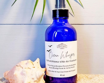 Handmade Natural Air Freshener 4oz | Organic Home,Office & Car Scent | Eco-Friendly Deodorizer Gift for Men and Women