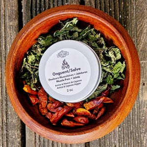 2oz Muscle Pain & Joints Soothing Salve | Natural Herbal Sore Muscle Rub | Icy Hot Relief Balm | Post Workout Recovery Balm image 5