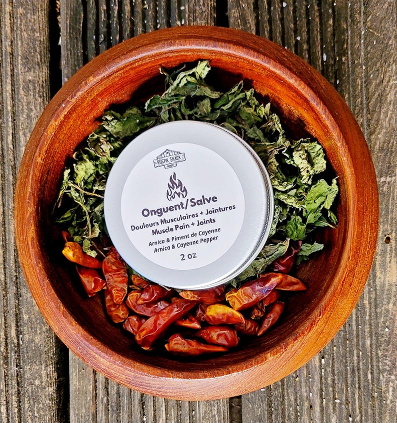 2oz Muscle Pain & Joints Soothing Salve | Natural Herbal Sore Muscle Rub | Icy Hot Relief Balm | Post Workout Recovery Balm image 5