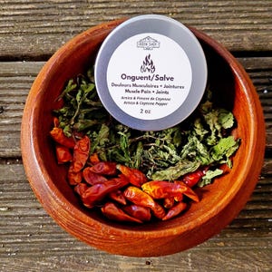 2oz Muscle Pain & Joints Soothing Salve | Natural Herbal Sore Muscle Rub | Icy Hot Relief Balm | Post Workout Recovery Balm image 2
