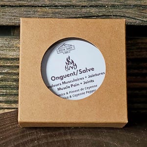 2oz Muscle Pain & Joints Soothing Salve | Natural Herbal Sore Muscle Rub | Icy Hot Relief Balm | Post Workout Recovery Balm image 4