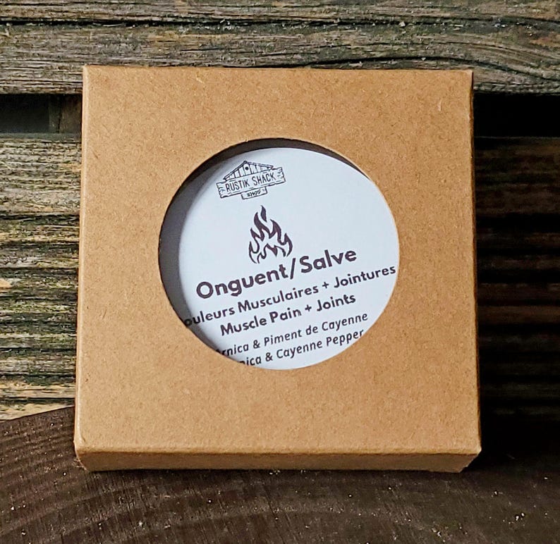 2oz Muscle Pain & Joints Soothing Salve | Natural Herbal Sore Muscle Rub | Icy Hot Relief Balm | Post Workout Recovery Balm image 4