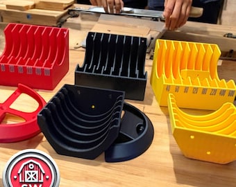 DIY Workshop Tool Organizer Set | 150mm Sander Holder, Disc & Sandpaper Tray + Free Gift