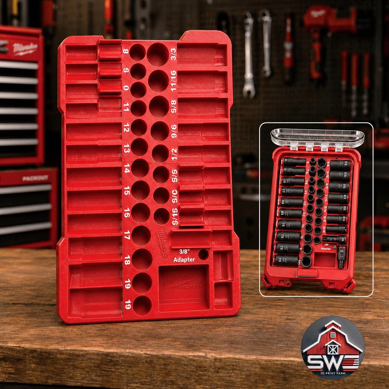 Milwaukee packout inserts for sockets - Etsy 日本