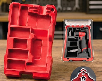Insert Organizer Compatible with Milwaukee Packout 8435 for M12 FUEL Detail Sander 2531-20