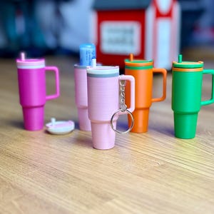 Tumbler Chapstick Holder keychains Mini Stan Inspired, stylish and durable, compact and fun gift idea!