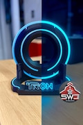 Tron Identity Disc with Display Stand – Glowing Sci-Fi Collector Piece