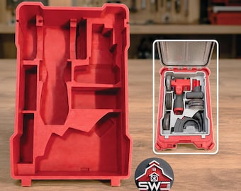 Insert Organizer Compatible with Milwaukee Packout 8435 for M12 FUEL 3 in Cut-Off Tool 2522