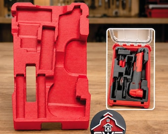 Insert Organizer Compatible with Milwaukee Packout 8435 for M12 Oscillating Multi-Tool 2526-20