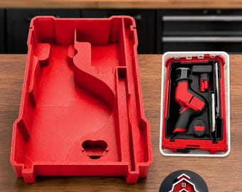 Insert Organizer Compatible with Milwaukee Packout 8435 for M12 Hackzall 2520 and 2420 with Blade Storage