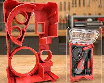 Insert Organizer Compatible with Milwaukee Packout 48-22-8435 for M18 Grinder 2880