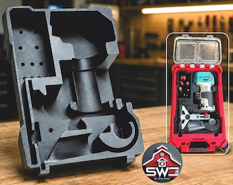Makita 40V XGT & 18V Compact Router Insert Organizer for Milwaukee Packout 48-22-8435