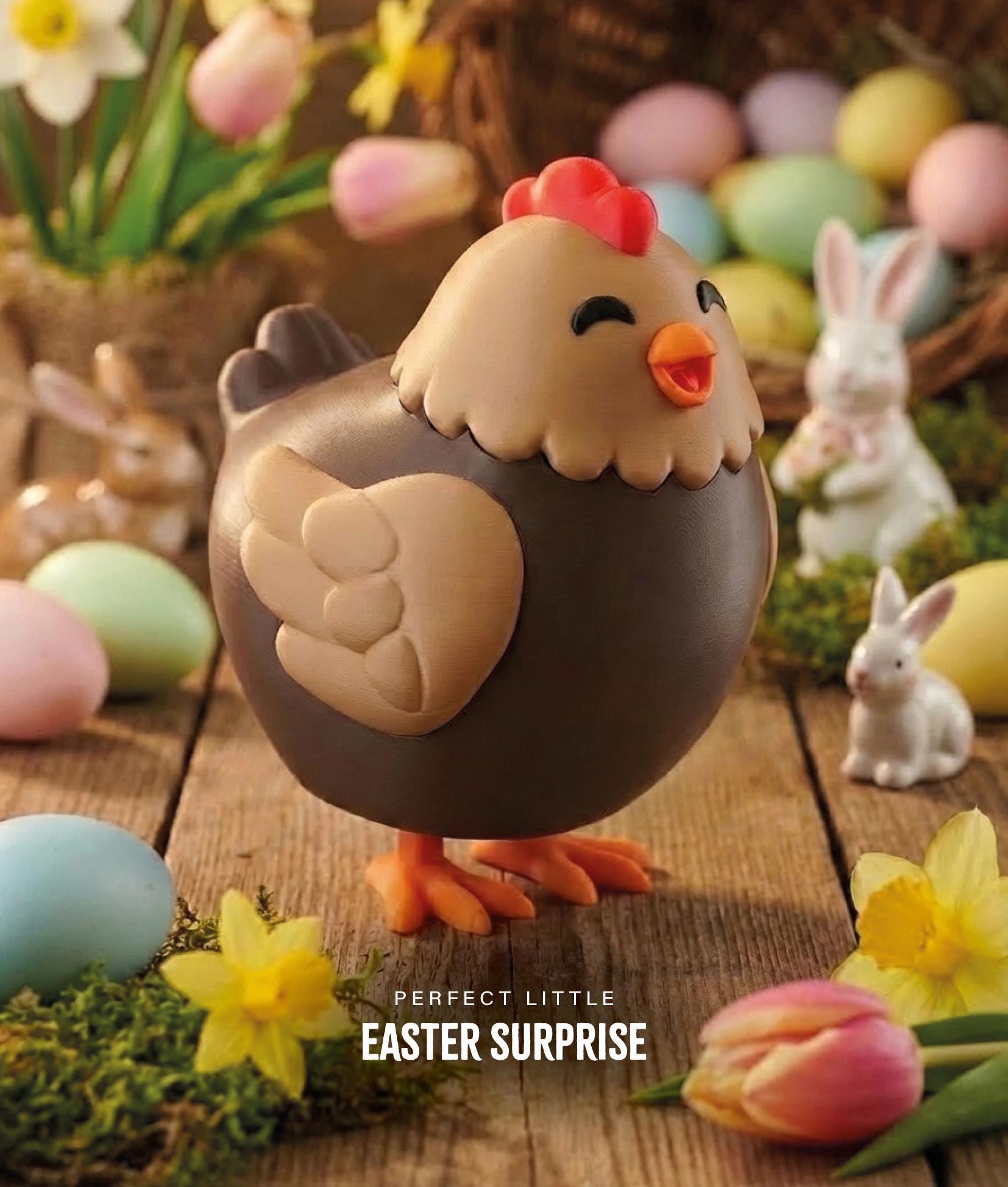 QSH 　ブリキ 電動 　【HEN LAYING EGGS 】　動作品 Henrietta Popegg - Egg Laying Chicken Candy Dispenser With
