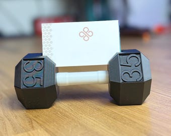 Dumbbell Business Card Holder | Fitness Gift