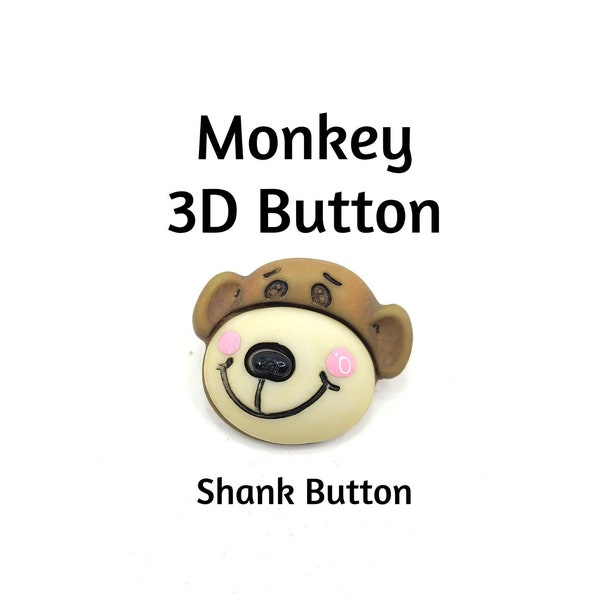 Monkey Button - Shank Button