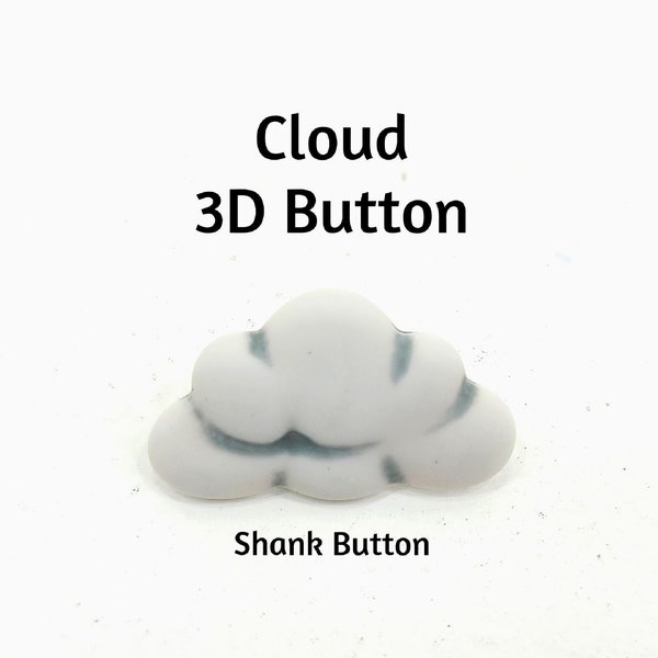 Cloud Button - Shank Button