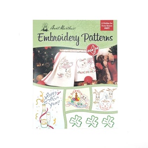Aunt Martha's Book of Embroidery Patterns - #405 A Holiday for Every ...