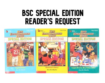Babysitter's Club Book Special Edition Reader's Request - 80's Book - Ann M Martin - BSC - Babysitter's - Chapter Books - Age 9-12 Reading