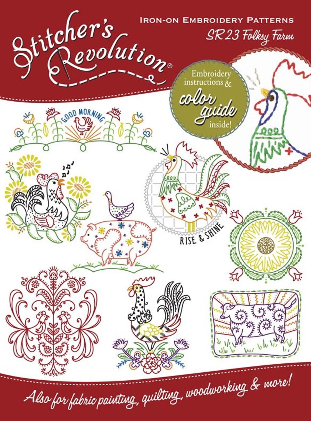 Aunt Martha's - Farm Embroidery Patterns - Stitcher's Revolution - #23 ...
