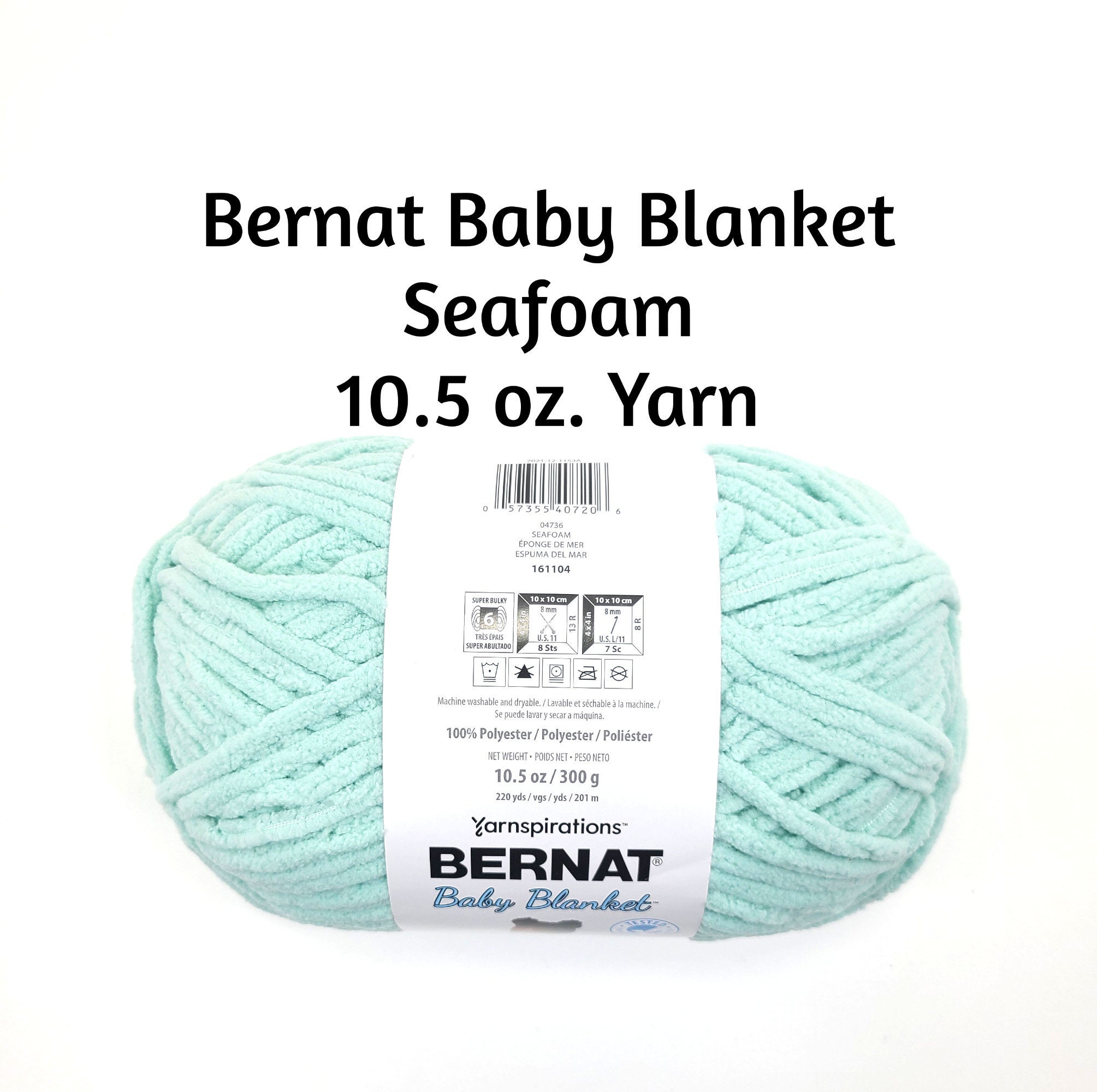 Bernat Baby Blanket Big Ball Seafoam