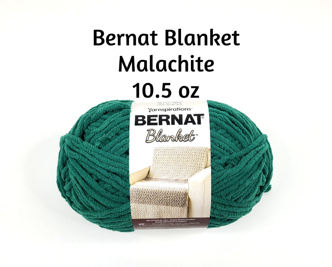 Bernat Blanket Yarn Malachite 10.5oz 300g 220 Yards Etsy