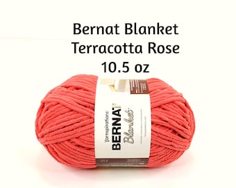 Bernat Blanket Yarn - Terracotta Rose - 10.5oz - 300g - 220 yards - Yarnspirations