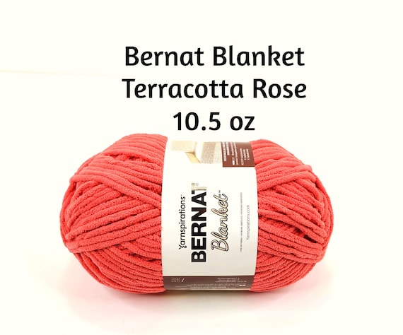 Bernat Blanket Yarn Terracotta Rose 10.5oz 300g 220 Yards Yarnspirations 