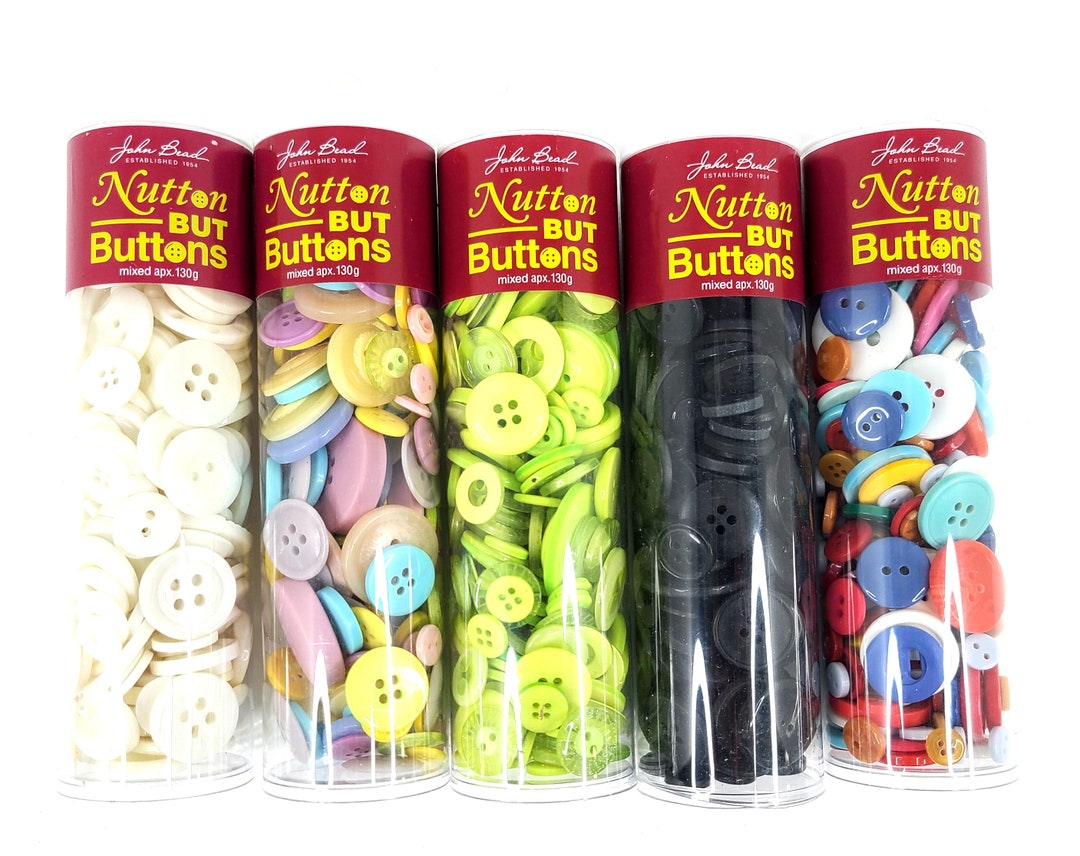 Buttons - Nutton but Buttons - Assorted Buttons - Tube of Buttons ...