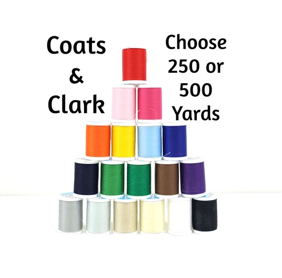 Coats & Clark Metallic Silver Embroidery Thread, 200 Yards