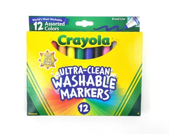 Markers Crayola Washable Markers 12 Assorted Colors 